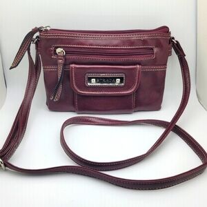Burgundy Classic Crossbody Bag